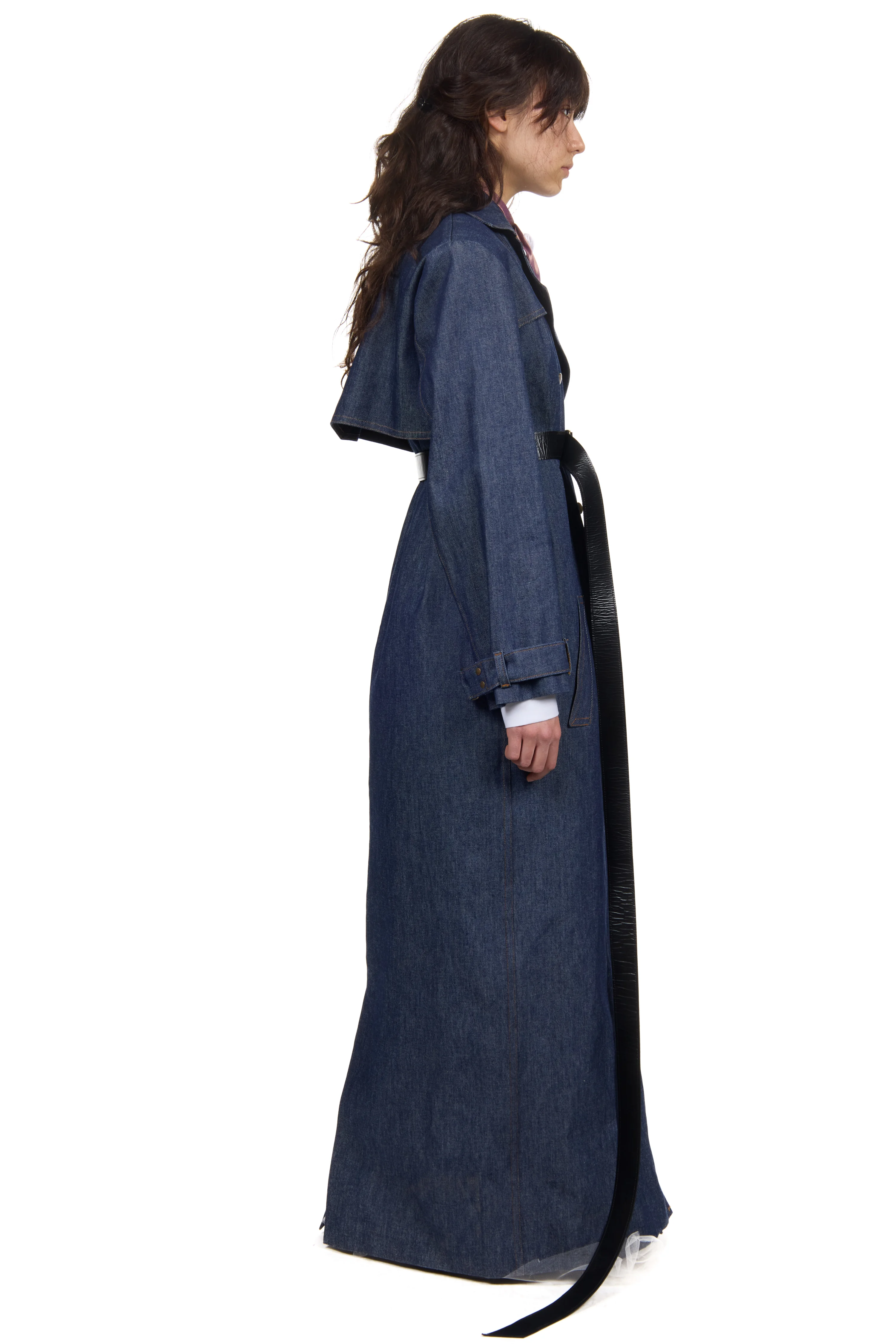 Denim Trench Coat 4