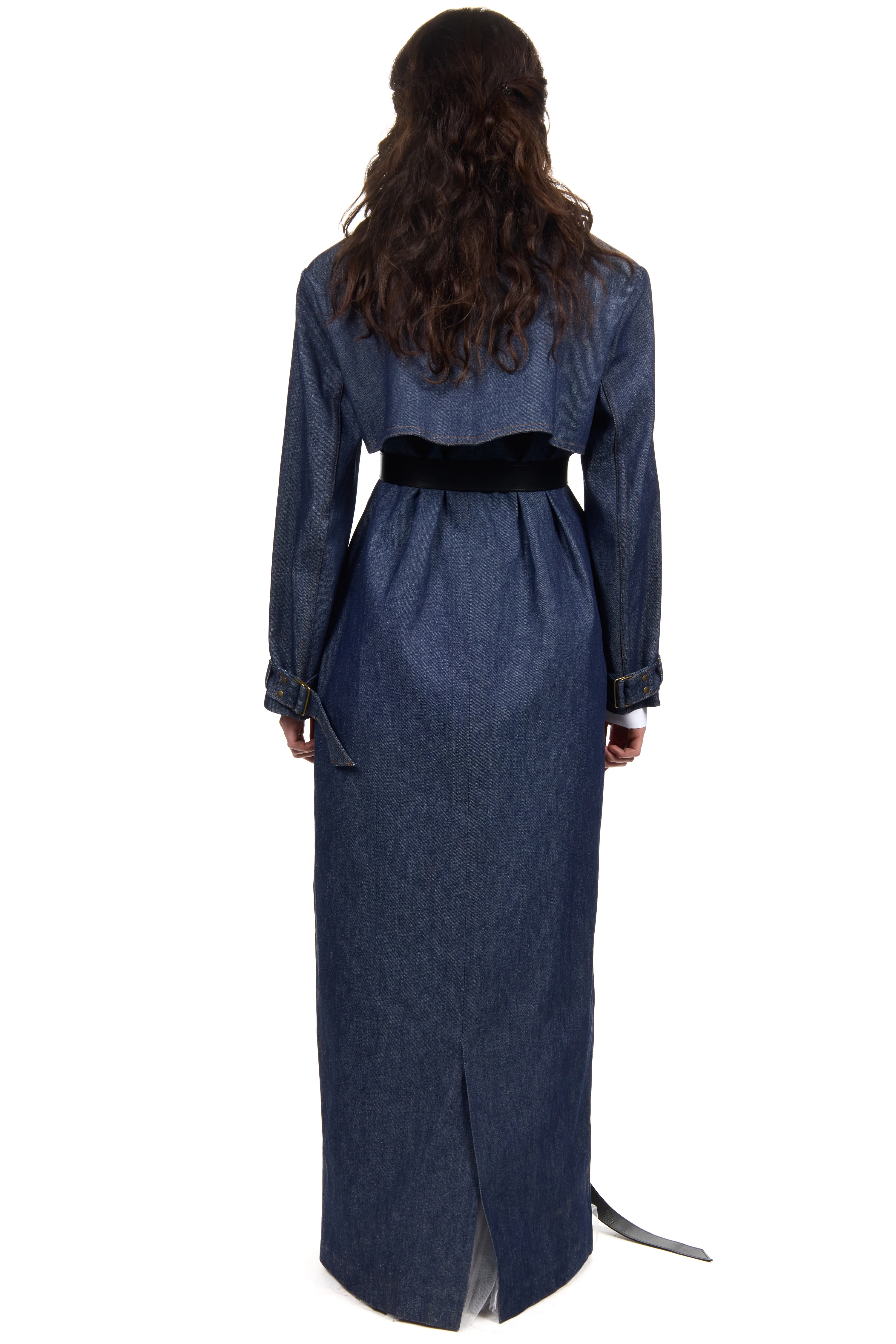 Denim Trench Coat 5